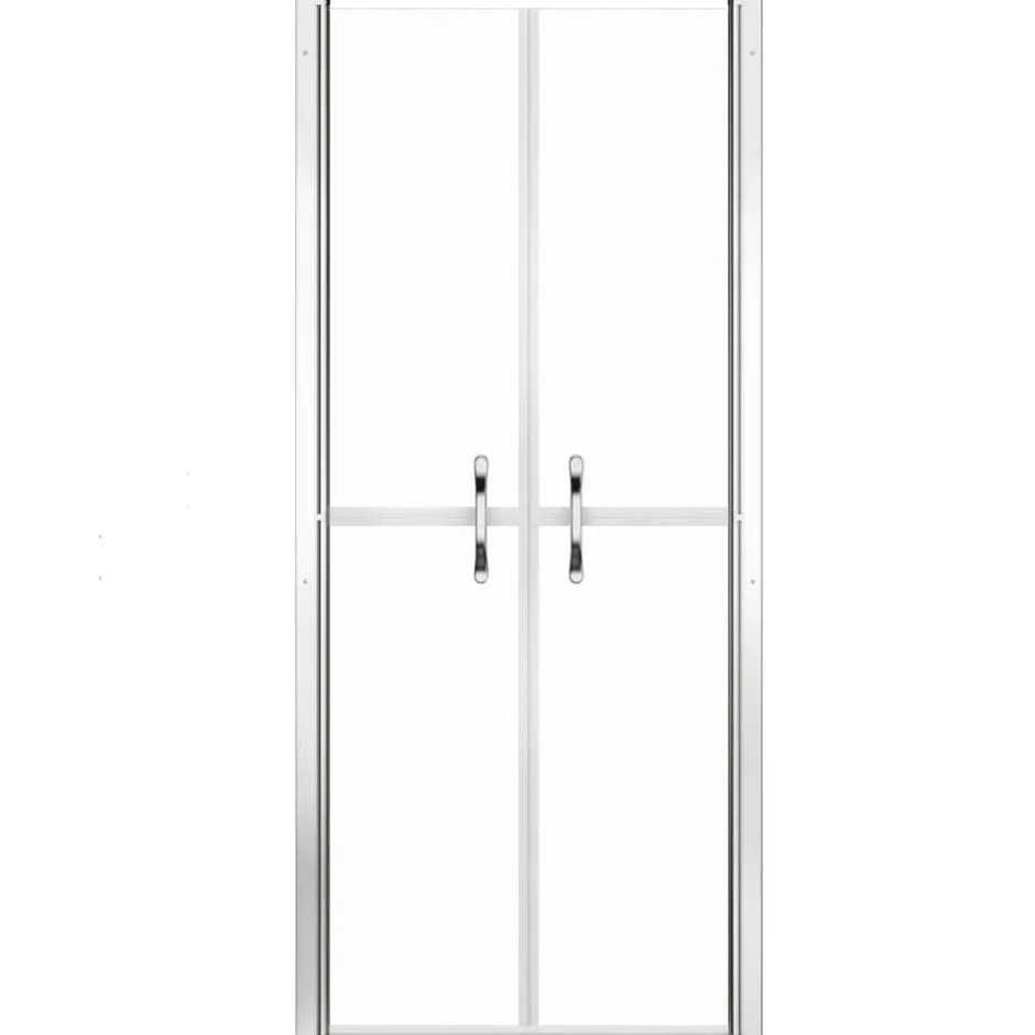 Hot vidaXL Duschdörr klar ESG 71x190 cm Silver