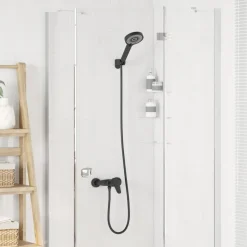 Best vidaXL Duschhuvud Set G 1 / 2 tum Svart