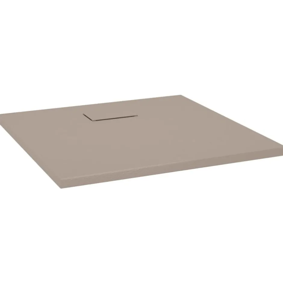Discount vidaXL Duschkar SMC 80x80 cm Brun