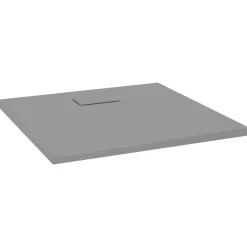 vidaXL Duschkar SMC grå 80x80 cm