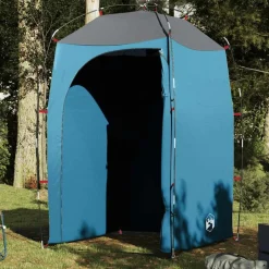 Best vidaXL Duschtält vattentät Blå