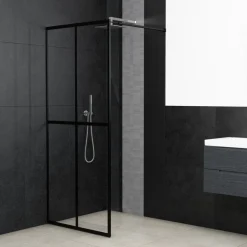 vidaXL Duschvägg till duschkabin härdat klart glas 80x195 cm