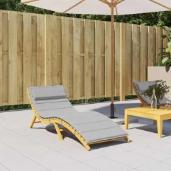 Hot vidaXL Dyna till solsäng 180x60x4 cm oxfordtyg Grå