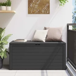 vidaXL Dynbox antracit 116x44x55 cm