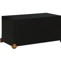 vidaXL Dynbox svart 120x65x61 cm konstrotting