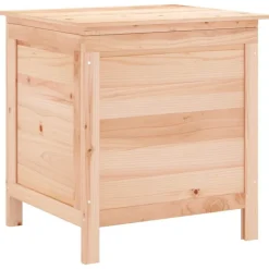 New vidaXL Dynbox 50x49x56,5 cm massivt granträ Naturfärg