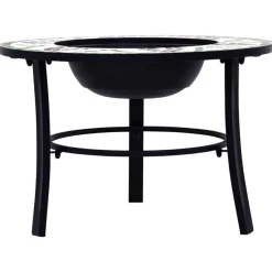 Sale vidaXL Eldfat med mosaik 68cm keramik Grön