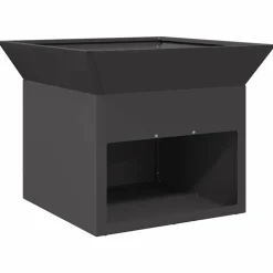 vidaXL Eldstad Svart 50 x 50 x 40 cm Stål