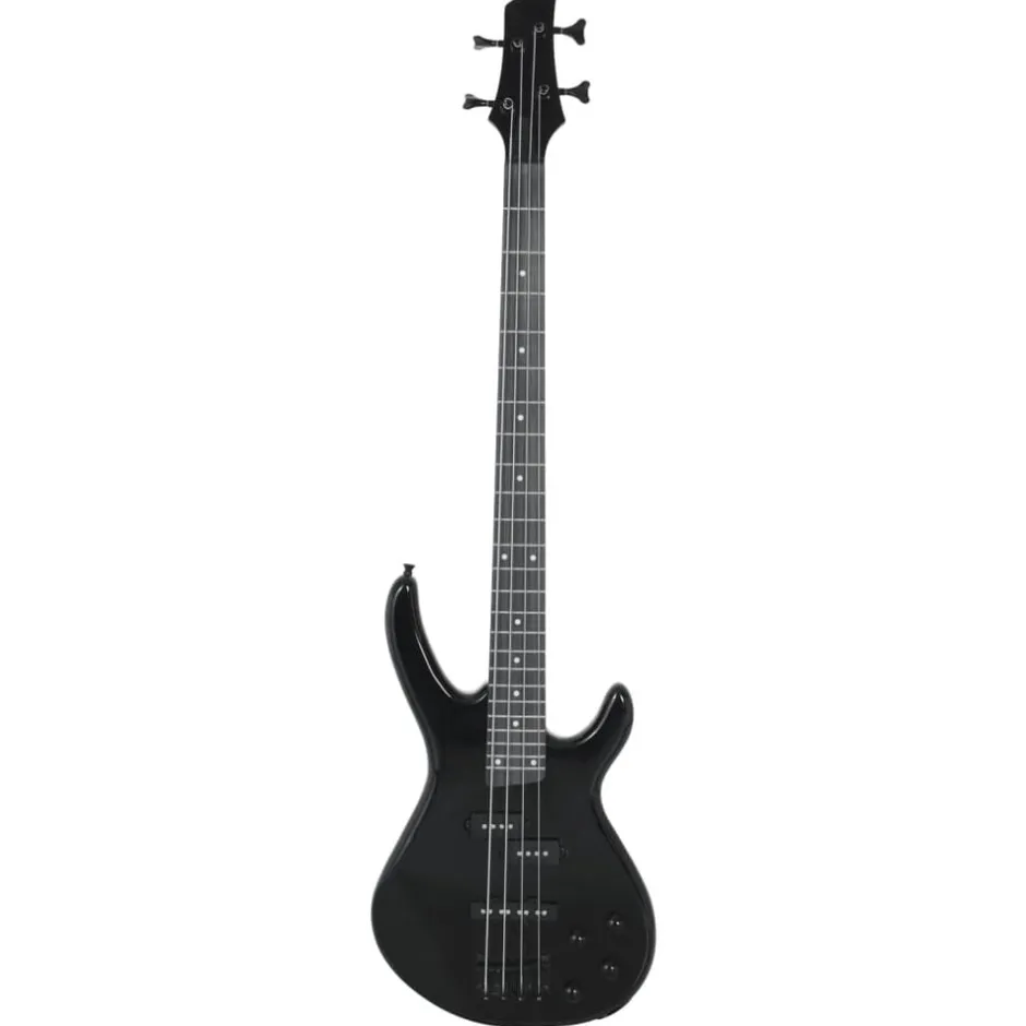Hot vidaXL Elektrisk basgitarr för nybörjare med väska 4/4 46" Svart