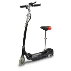 Clearance vidaXL Elektrisk sparkcykel med sadel 120 W Svart
