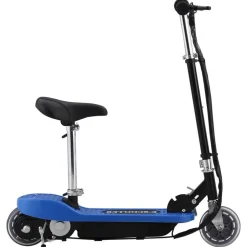 Outlet vidaXL Elektrisk sparkcykel med sadel 120 W Blå