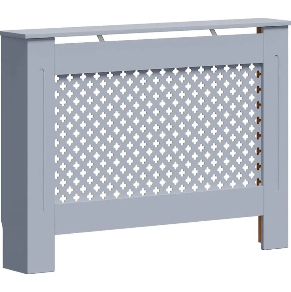 vidaXL Elementskydd antracit 112x19x81,5 cm MDF
