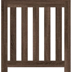 vidaXL Elementskydd brun ek 78x20x82 cm konstruerat trä