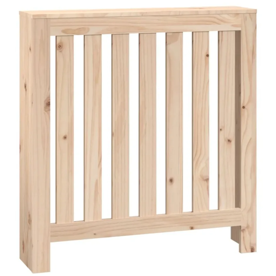 Outlet vidaXL Elementskydd 79,5x19x84 cm massiv furu Naturfärg