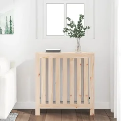 Outlet vidaXL Elementskydd 79,5x19x84 cm massiv furu Naturfärg