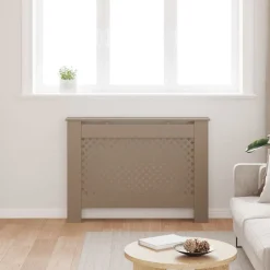 New vidaXL Elementskydd 112x19x81,5 cm MDF Brun