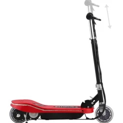 vidaXL Elsparkcykel med LED 120 W röd