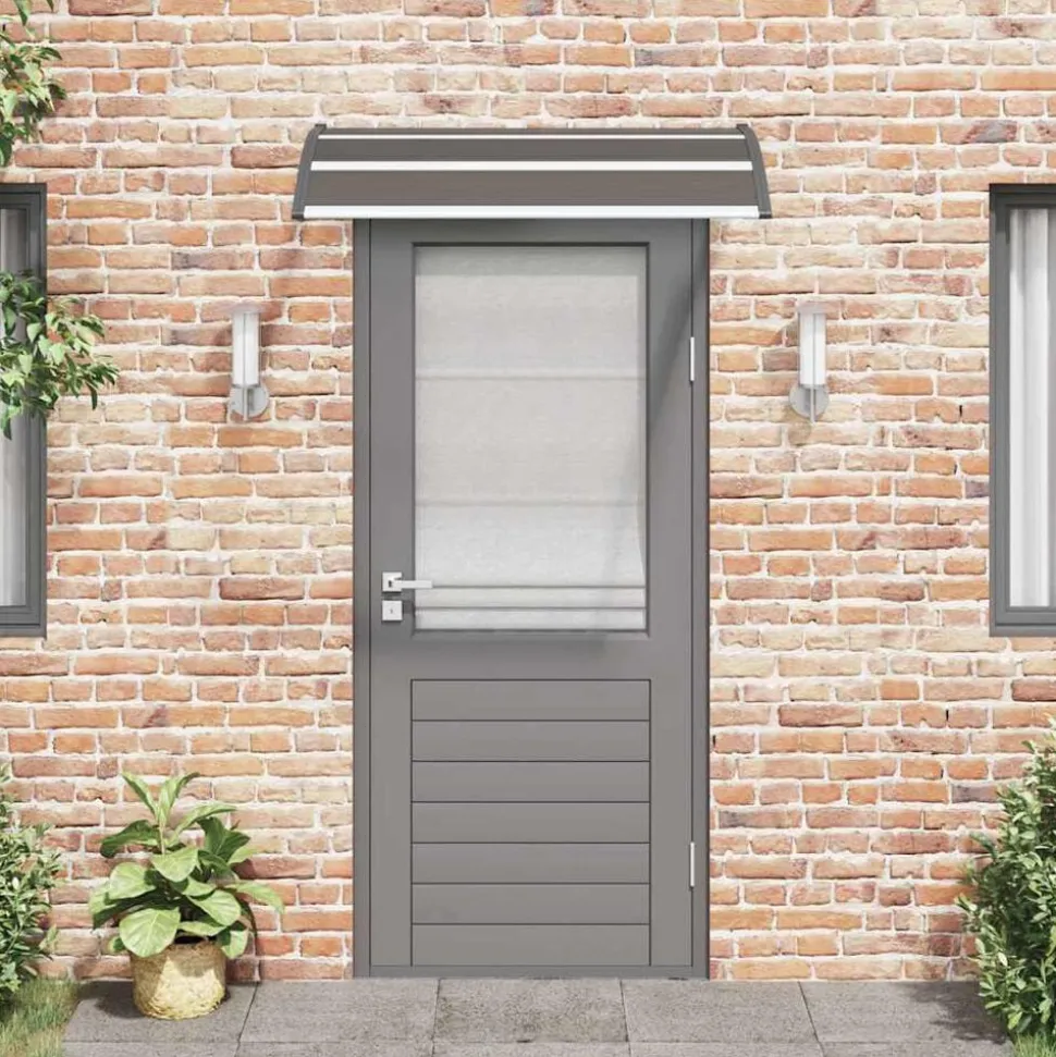 vidaXL Entrétak svart 120x75 cm PC