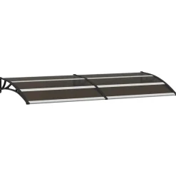 Clearance vidaXL Entrétak 200x75 cm PC Svart