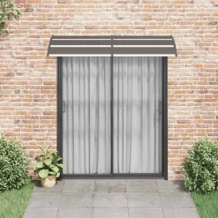 Clearance vidaXL Entrétak 200x75 cm PC Svart