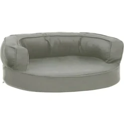Sale vidaXL Ergonomisk hundmadrass 60x42 cm linnelook Grå