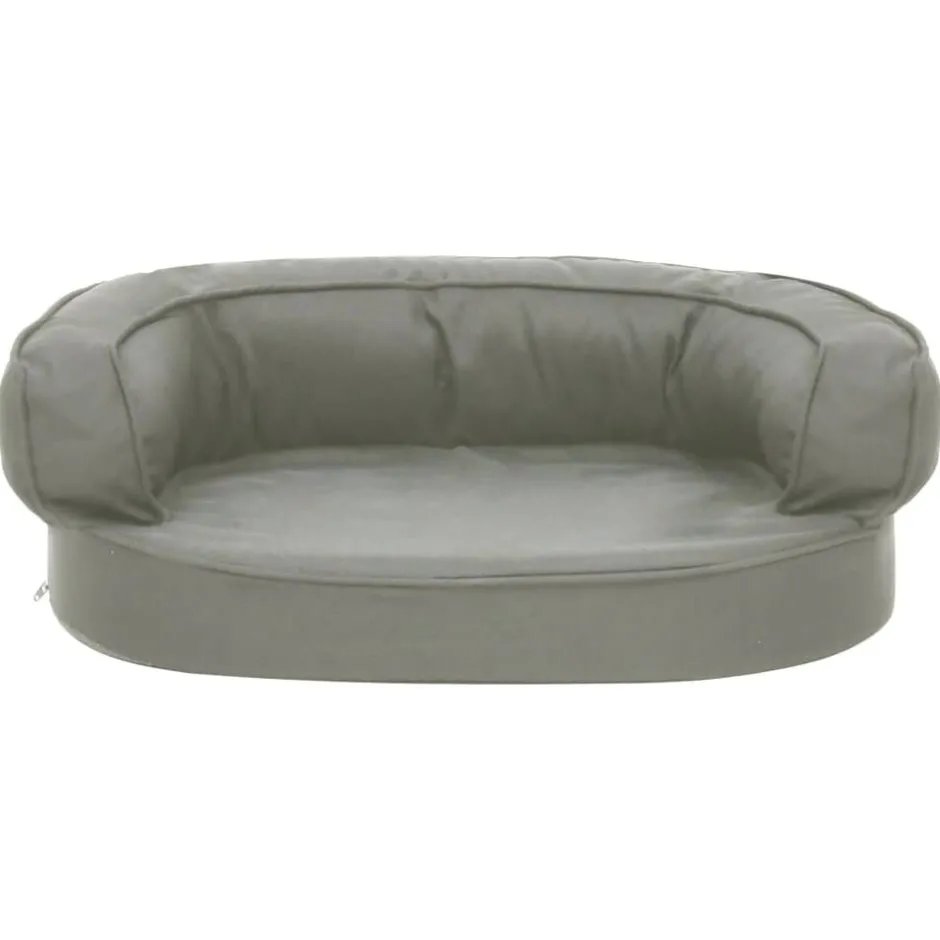 Sale vidaXL Ergonomisk hundmadrass 60x42 cm linnelook Grå