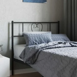 Sale vidaXL Ersättningsgavel metall 75 cm Svart