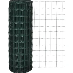 Clearance vidaXL Eurofence stål 10 x 0,8 m Grön
