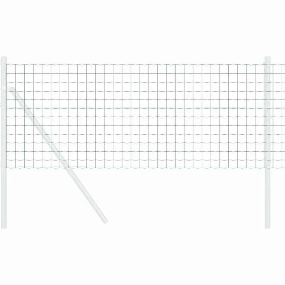 Outlet vidaXL Eurogärdsel 0,4 x 10 m PVC-belagt järn Grön