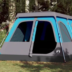Clearance vidaXL Familjetält 10 personer snabbrest Blå