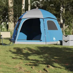 Outlet vidaXL Familjetält igloo 6-personers vattentät Blå