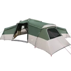 Hot vidaXL Familjetält med tak med lagring 833 x 585 x 216 cm taffeta Grön