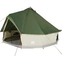 Outlet vidaXL Familjetält tipi 6 personer vattentätt Grön