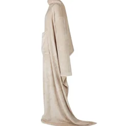 Clearance vidaXL Filt-hoodie F Flanell Beige