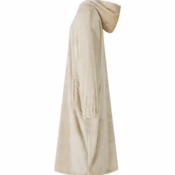 vidaXL Filt-hoodie Beige s Flanell
