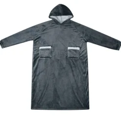Online vidaXL Filt-hoodie Mörkblå M Fleece och Flanell Marinblå