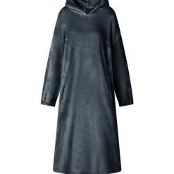 Best vidaXL Filt-hoodie Mörkblå s Flanell Marinblå