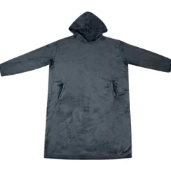 Best vidaXL Filt-hoodie Mörkblå s Flanell Marinblå