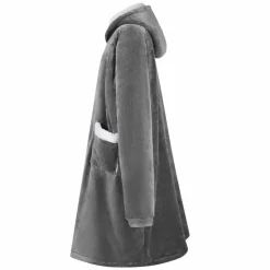 Best vidaXL Filt-hoodie M Fleece och Flanell Mörkgrå