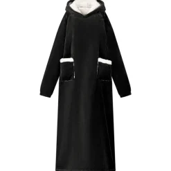 Clearance vidaXL Filt-hoodie M Fleece och Flanell Svart