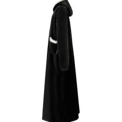 Clearance vidaXL Filt-hoodie M Fleece och Flanell Svart
