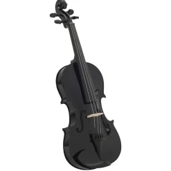 Sale vidaXL Fiolset fullstorlek med stråke och hakstöd 4/4 Svart