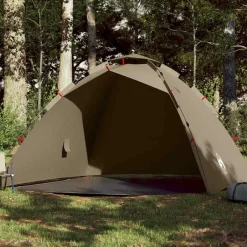 New vidaXL Fisketält 4 personer snabbrest Brun