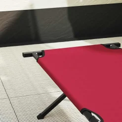 Sale vidaXL Fällbar Camping Säng 193 x 69 x 45 cm Oxford tyg Röd