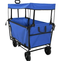vidaXL Fällbar handvagn Svart 105 x 56.5 x 116 cm Oxford tyg