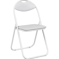 vidaXL Fällstol 8 pcs Vit 48 x 43,5 x 81 cm Konstläder