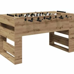 Clearance vidaXL Foosballbord 146,5 x 74 x 85 cm Konstruerat trä artisan ek