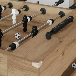 Clearance vidaXL Foosballbord 146,5 x 74 x 85 cm Konstruerat trä artisan ek