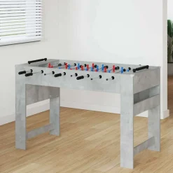 vidaXL Foosballbord BetongGrå 125 x 60,5 x 80 cm Konstruerat trä