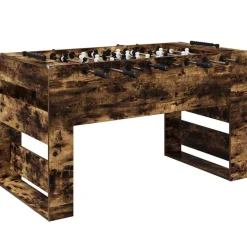 vidaXL Foosballbord Rökt Ek 146,5 x 74 x 85 cm Konstruerat trä